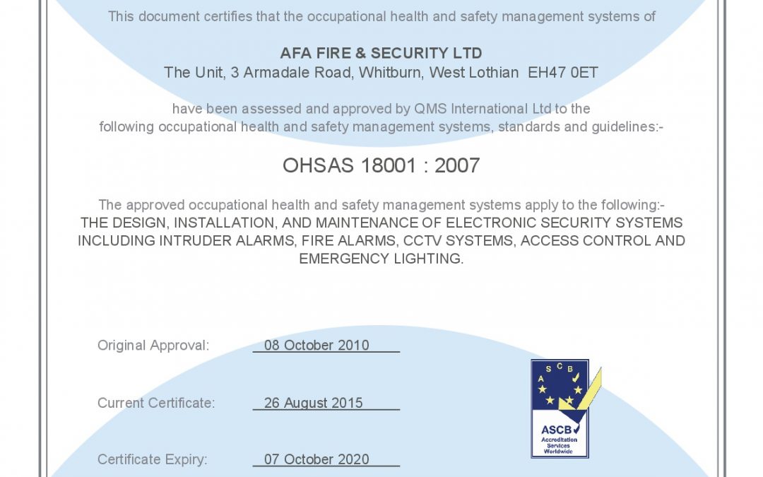QMS ISO 18001